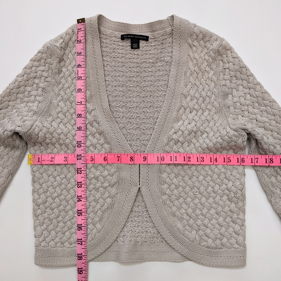 Banana Republic Cream Knit Cardigan Sweater, Women's Medium - Picture 9 of 9